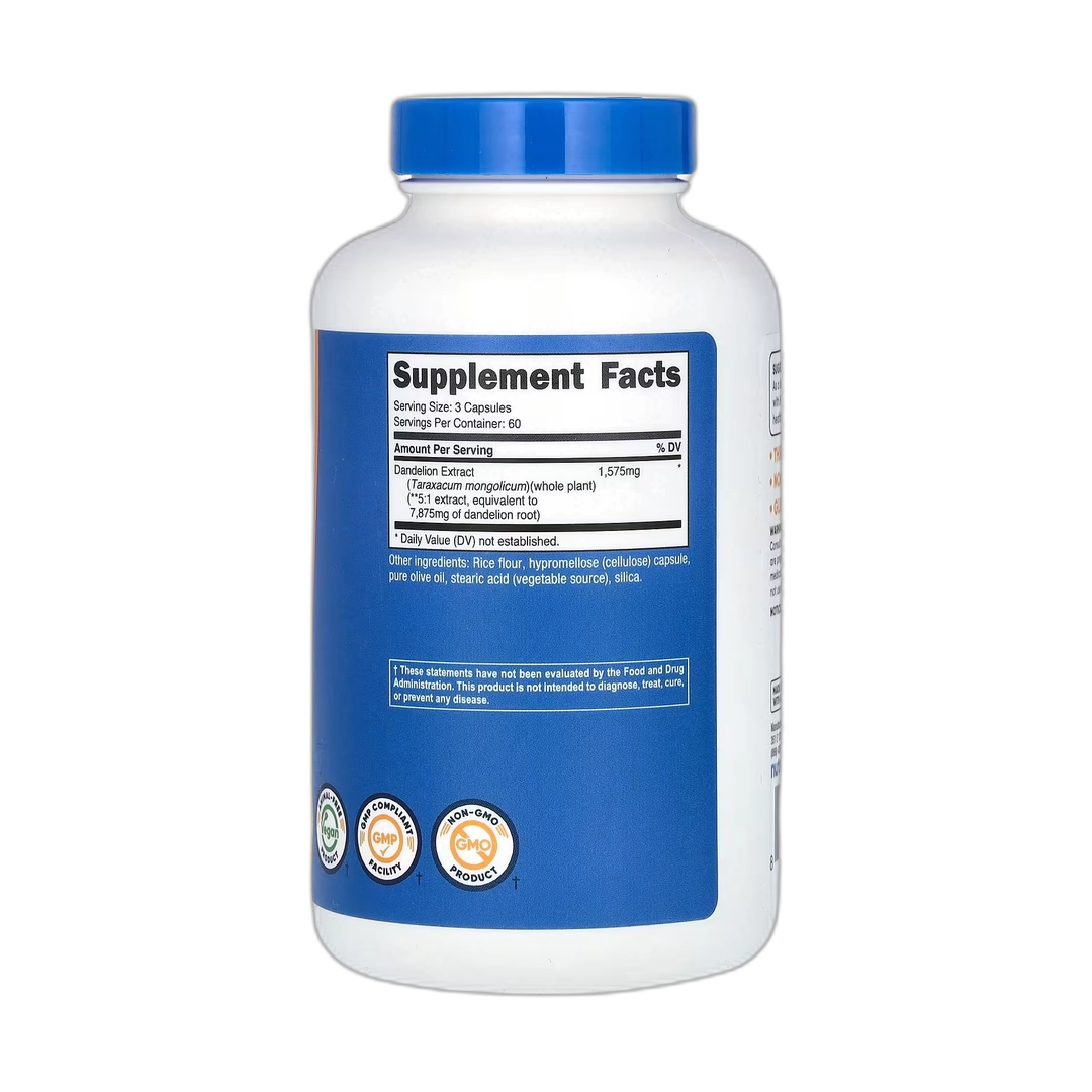 Nutricost, Dandelion Extract, 180 Capsules