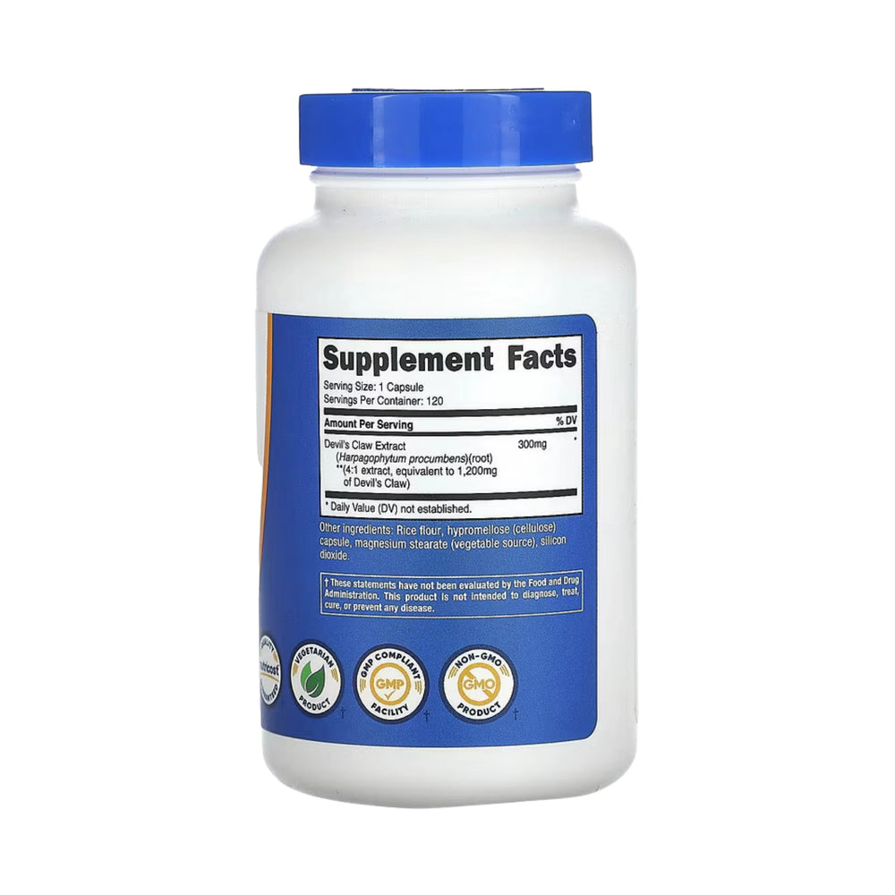 Nutricost, Devil's Claw, 1,200 mg , 120 Capsules
