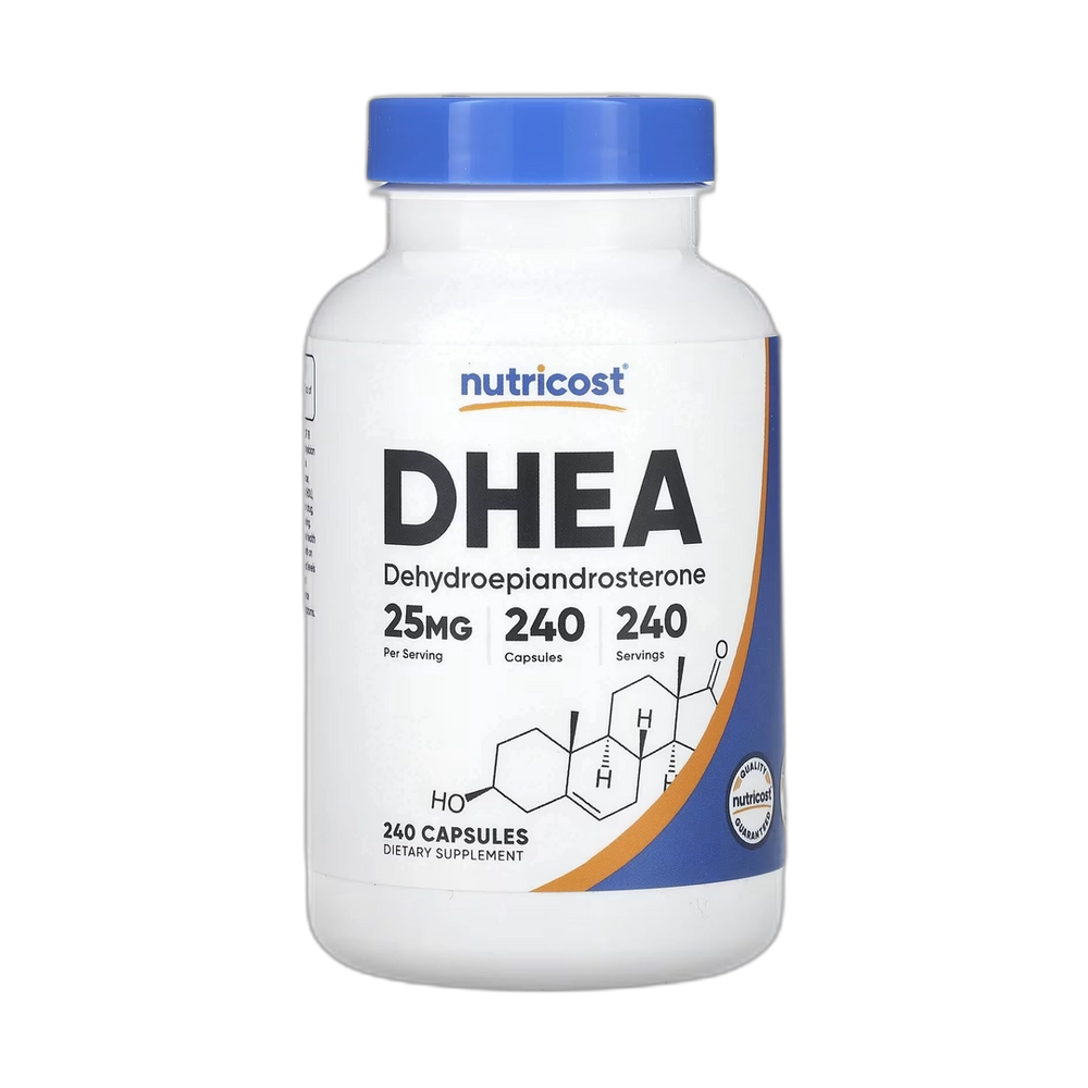 Nutricost, DHEA, 25 mg, 240 Capsules