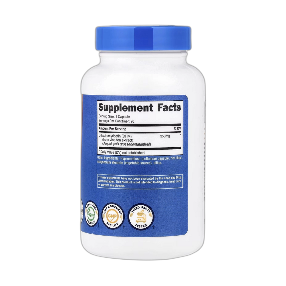 Nutricost, DHM, 350 mg, 90 Capsules