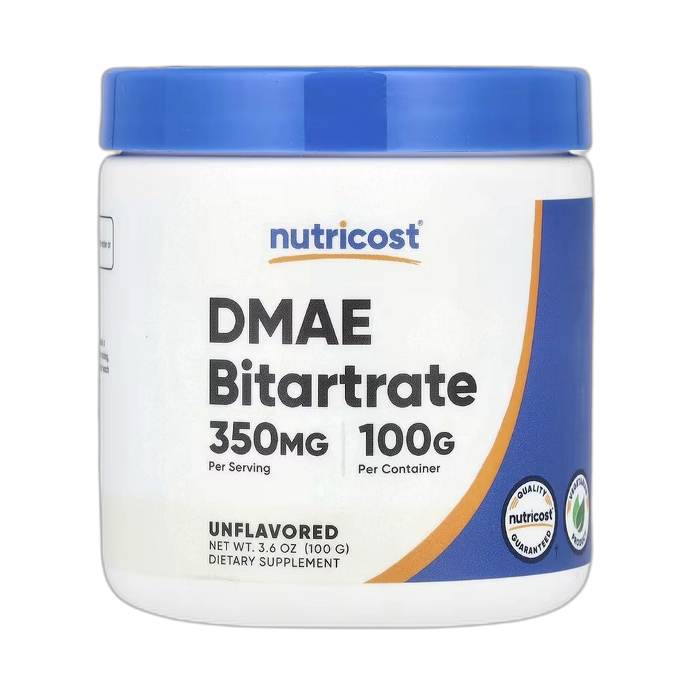 Nutricost, DMAE Bitartrate, Unflavored, 3.6 oz, 100 g