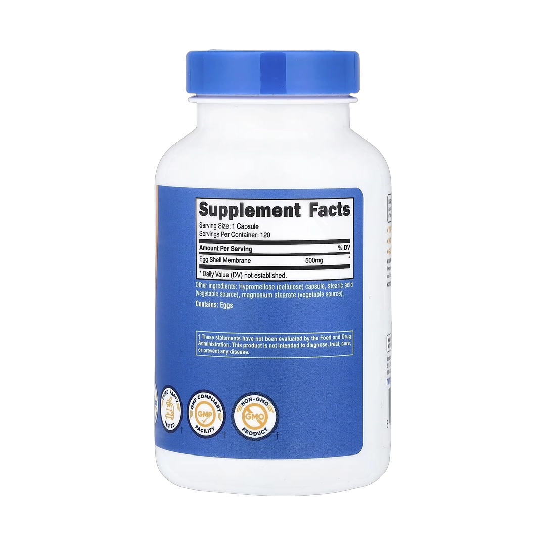Nutricost, Egg Shell Membrane, 500 mg, 120 Capsules