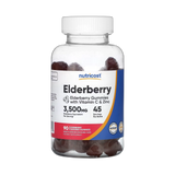 Nutricost, Elderberry, 90 Flavored Gummies