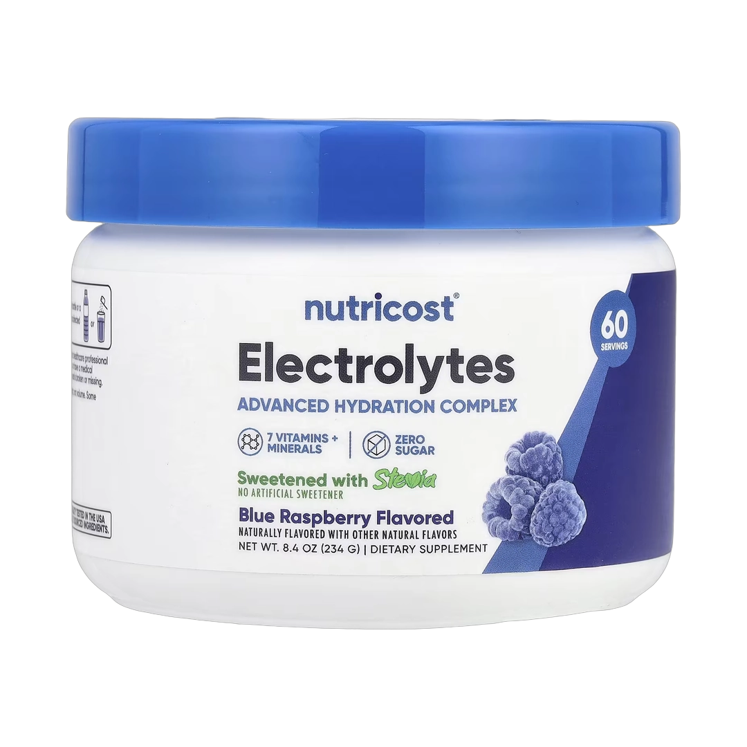 Nutricost, Electrolytes, Advanced Hydration Complex, Blue Raspberry, 8.4 oz, 234 g