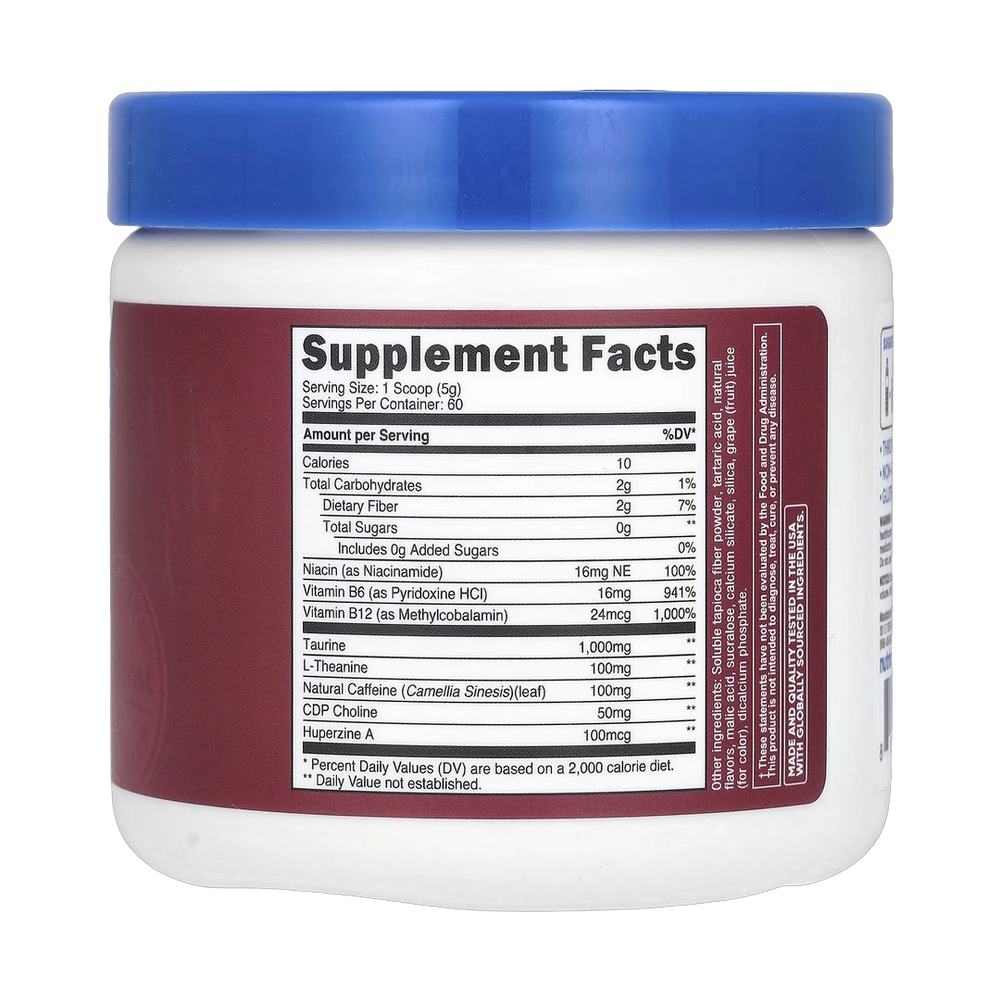 Nutricost, Energy, Clean Energy Powder, Grape, 10.7 oz, 300 g