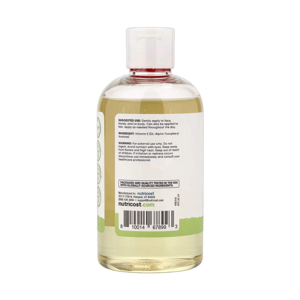 Nutricost, Essentials, Vitamin E Oil, 8 fl oz, 240 ml