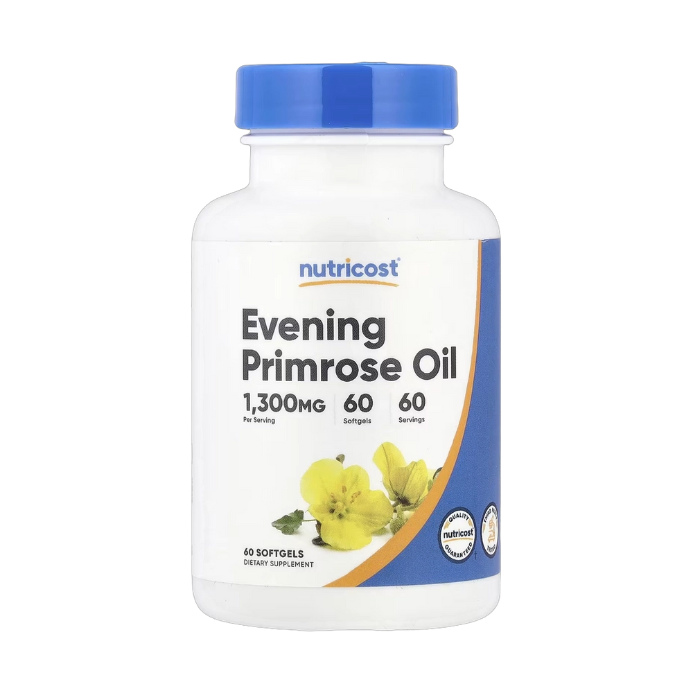 Nutricost, Evening Primrose Oil, 1,300 mg, 60 Softgels