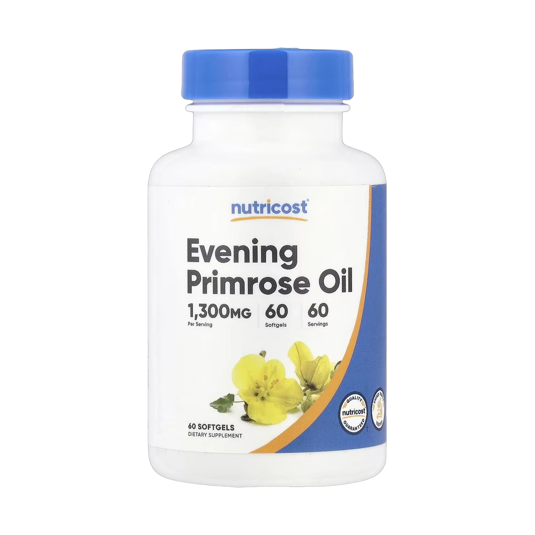 Nutricost, Evening Primrose Oil, 1,300 mg, 60 Softgels