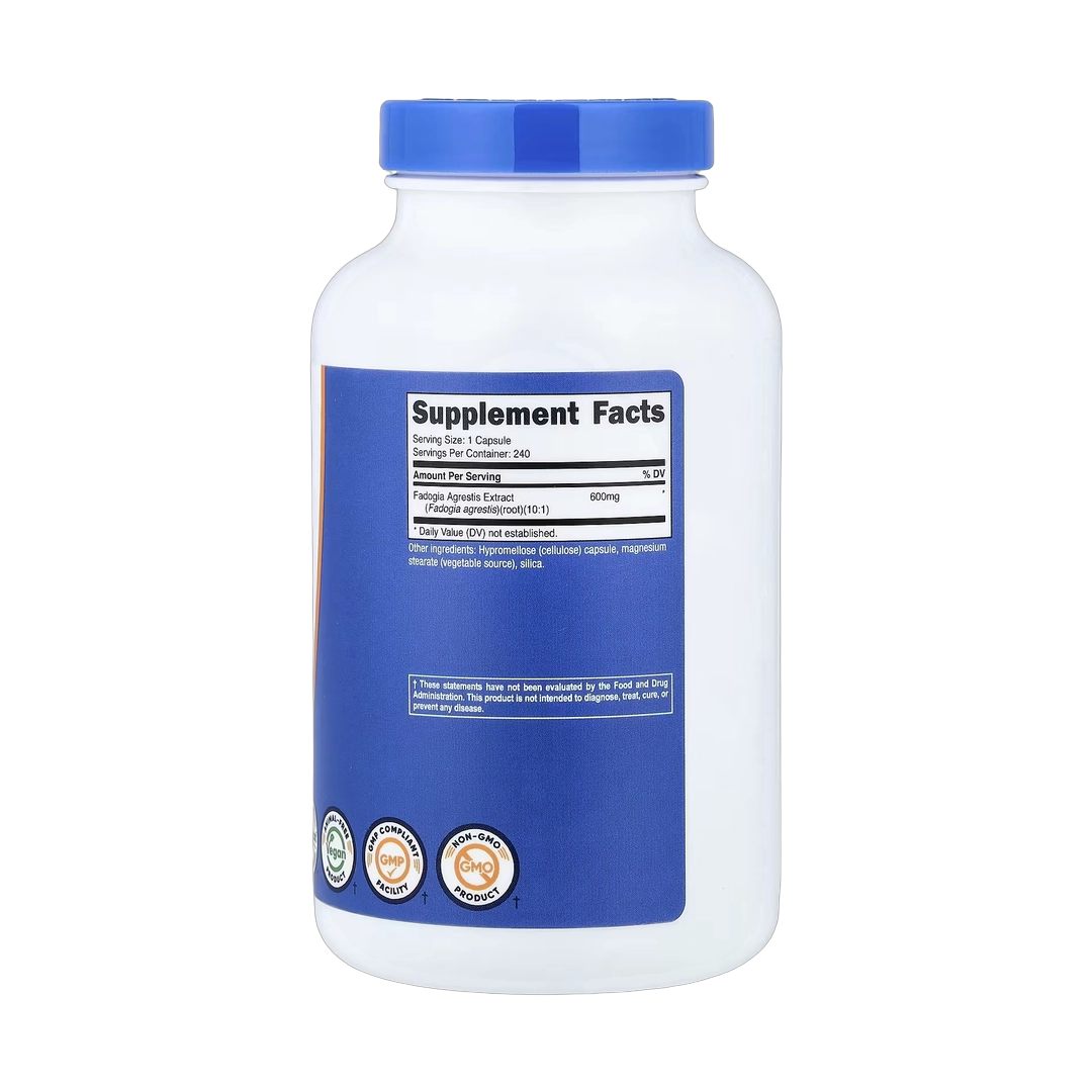 Nutricost, Fadogia Agrestis, 600 mg, 240 Capsules