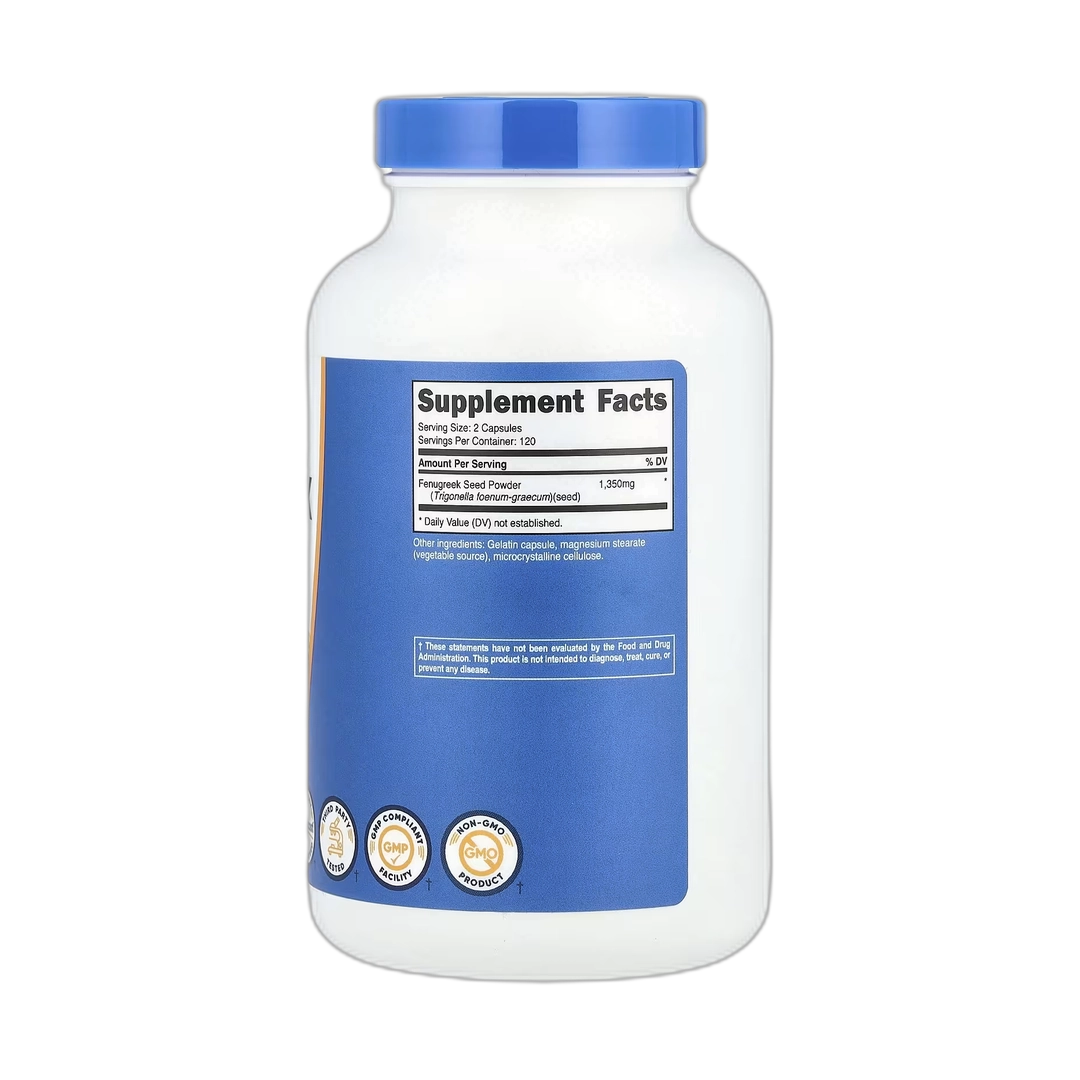 Nutricost, Fenugreek, 240 Capsules