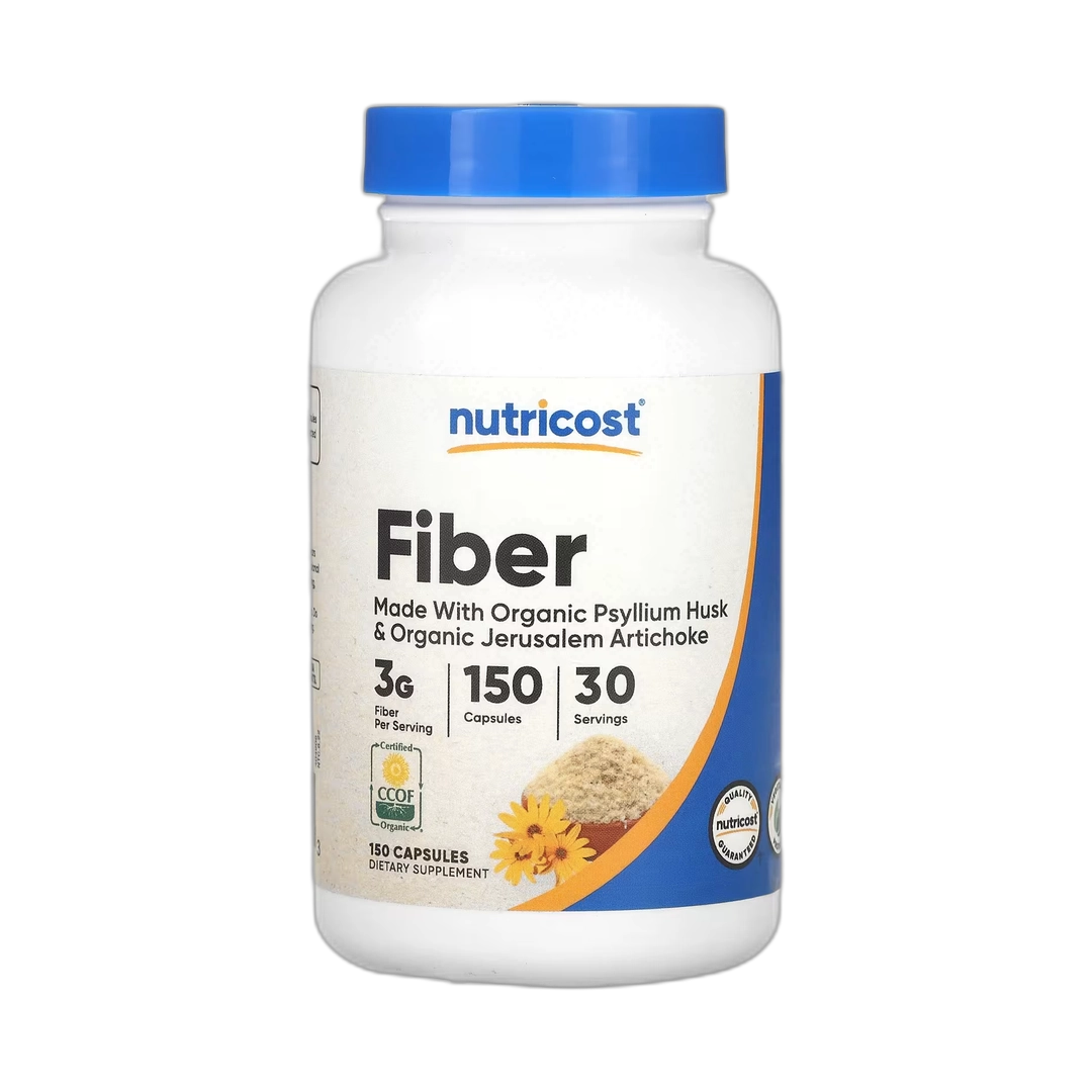 Nutricost, Fiber, 150 Capsules