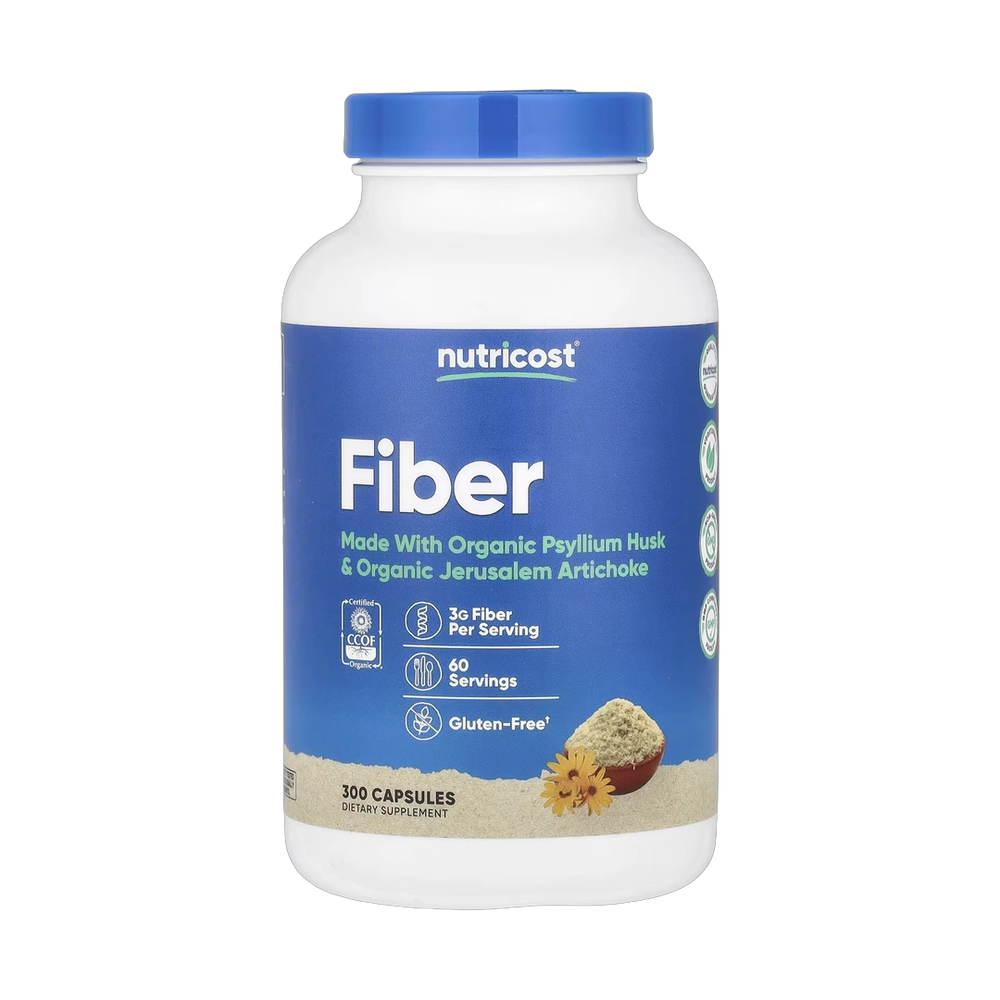 Nutricost, Fiber, 300 Capsules