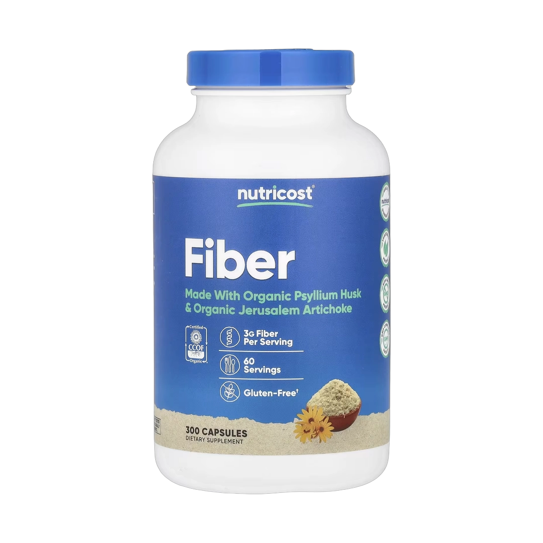 Nutricost, Fiber, 300 Capsules