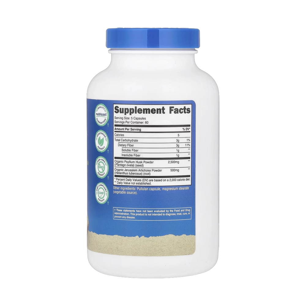 Nutricost, Fiber, 300 Capsules