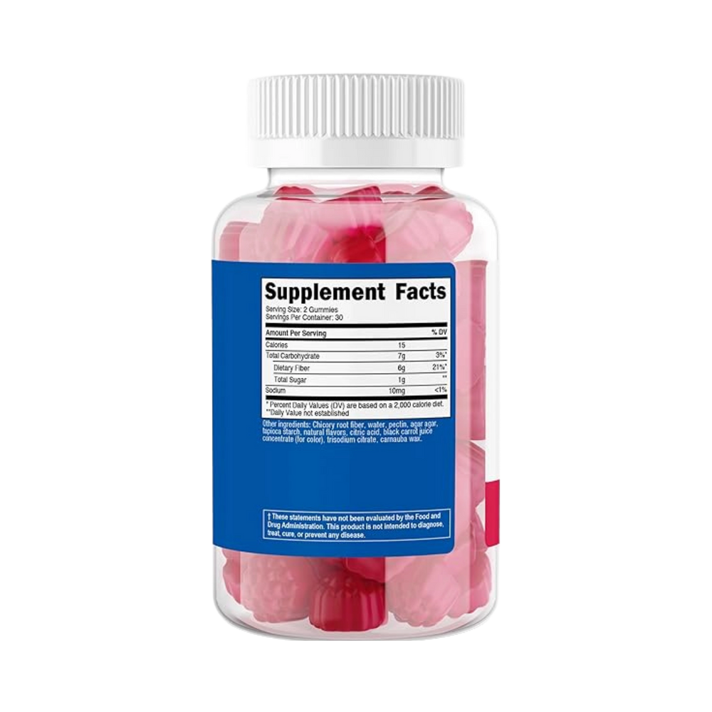 Nutricost, Fiber Gummies, Berry Flavored, 60 Gummies