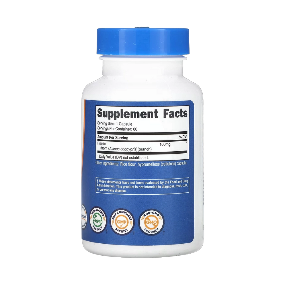 Nutricost, Fisetin, 100 mg , 60 Capsules