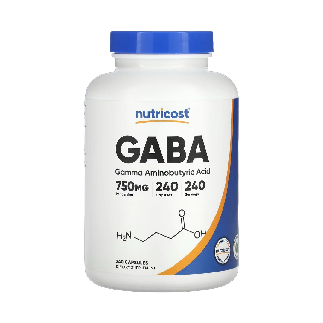 Nutricost, GABA, 750 mg, 240 Capsules