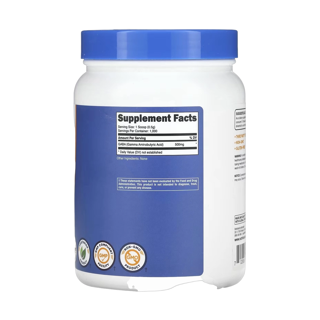 Nutricost, GABA, Unflavored, 17.6 oz, 500 g