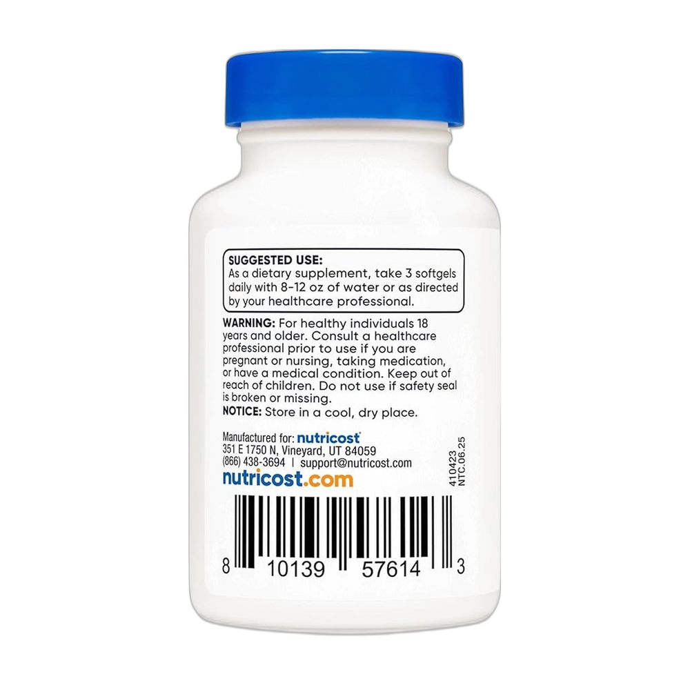 Nutricost, Garlic & Parsley Oil, 15mg, 180 Softgels