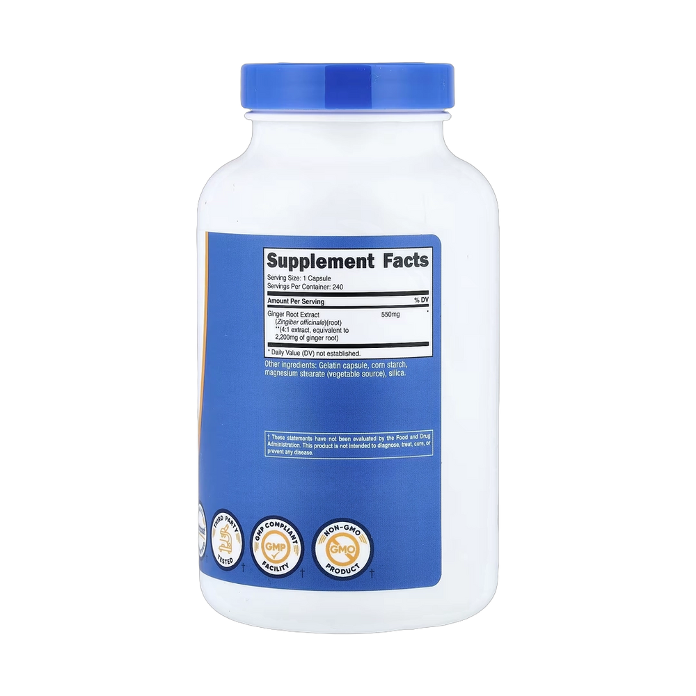 Nutricost, Ginger Root Extract, 240 Capsules