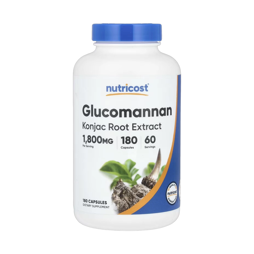 Nutricost, Glucomannan Konjac Root Extract, 180 Capsules