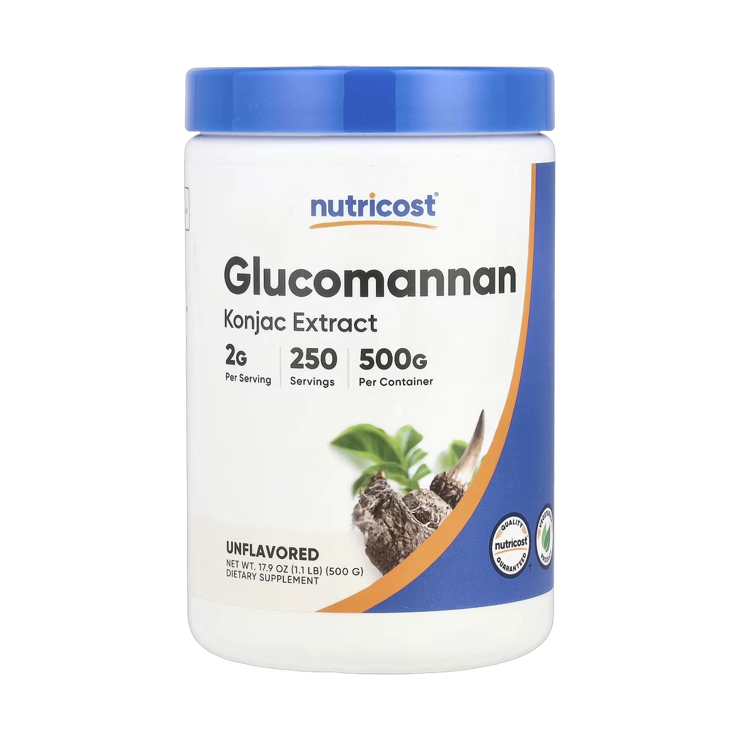 Nutricost, Glucomannan, Unflavored, 17.9 oz, 500 g