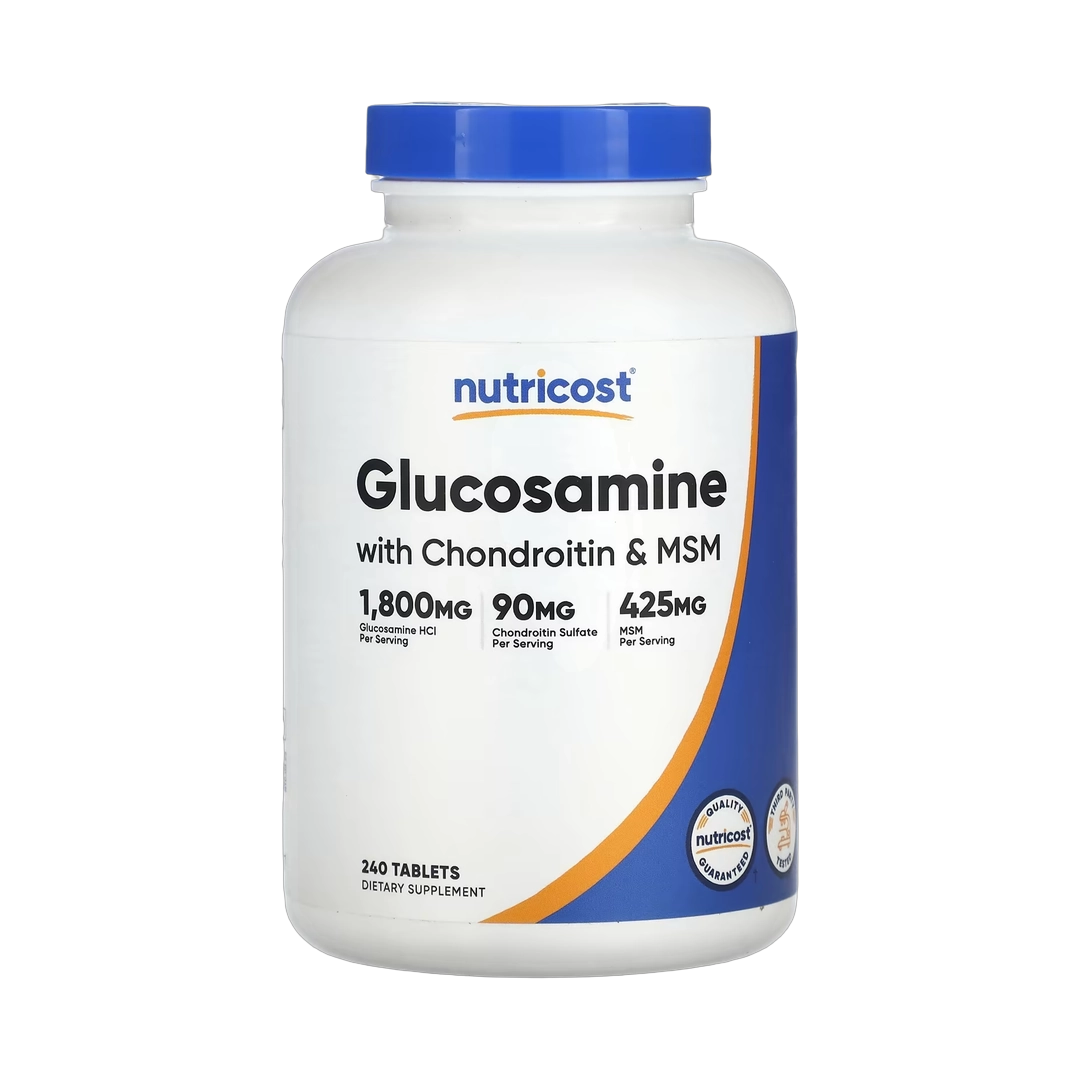 Nutricost, Glucosamine with Chondroitin & MSM, 240 Tablets