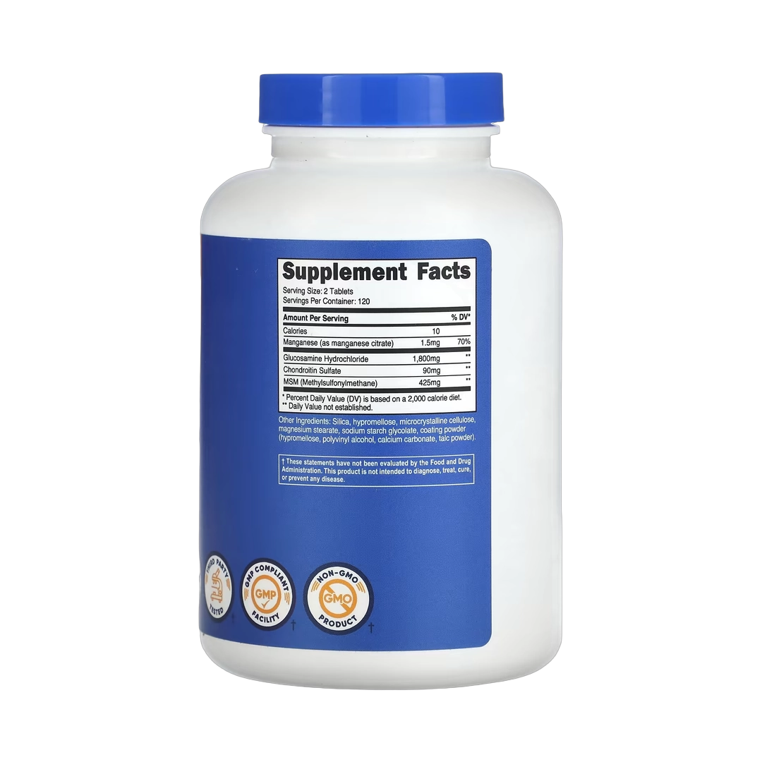 Nutricost, Glucosamine with Chondroitin & MSM, 240 Tablets