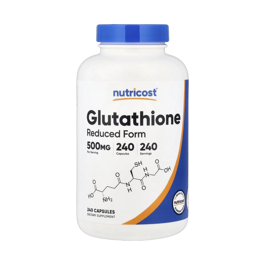 Nutricost, Glutathione, 500 mg, 240 Capsules