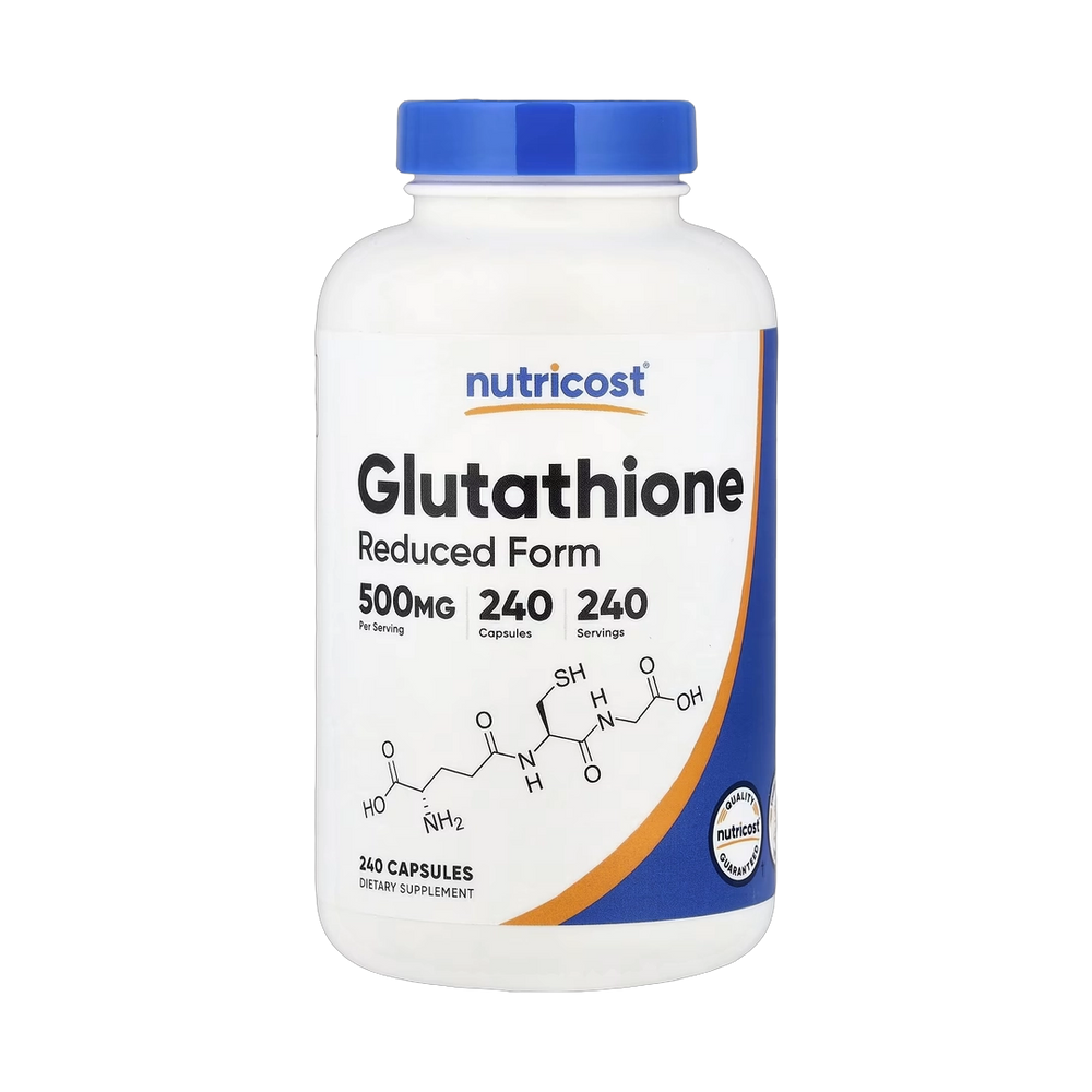 Nutricost, Glutathione, 500 mg, 240 Capsules