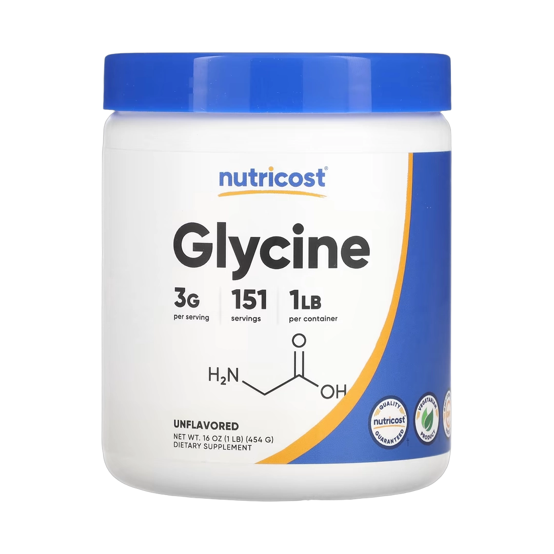 Nutricost, Glycine, Unflavored, 16 oz, 454 g