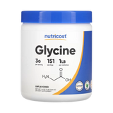 Nutricost, Glycine, Unflavored, 16 oz, 454 g