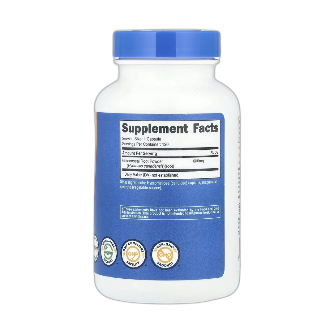 Nutricost, Goldenseal Root, 600 mg, 120 Capsules