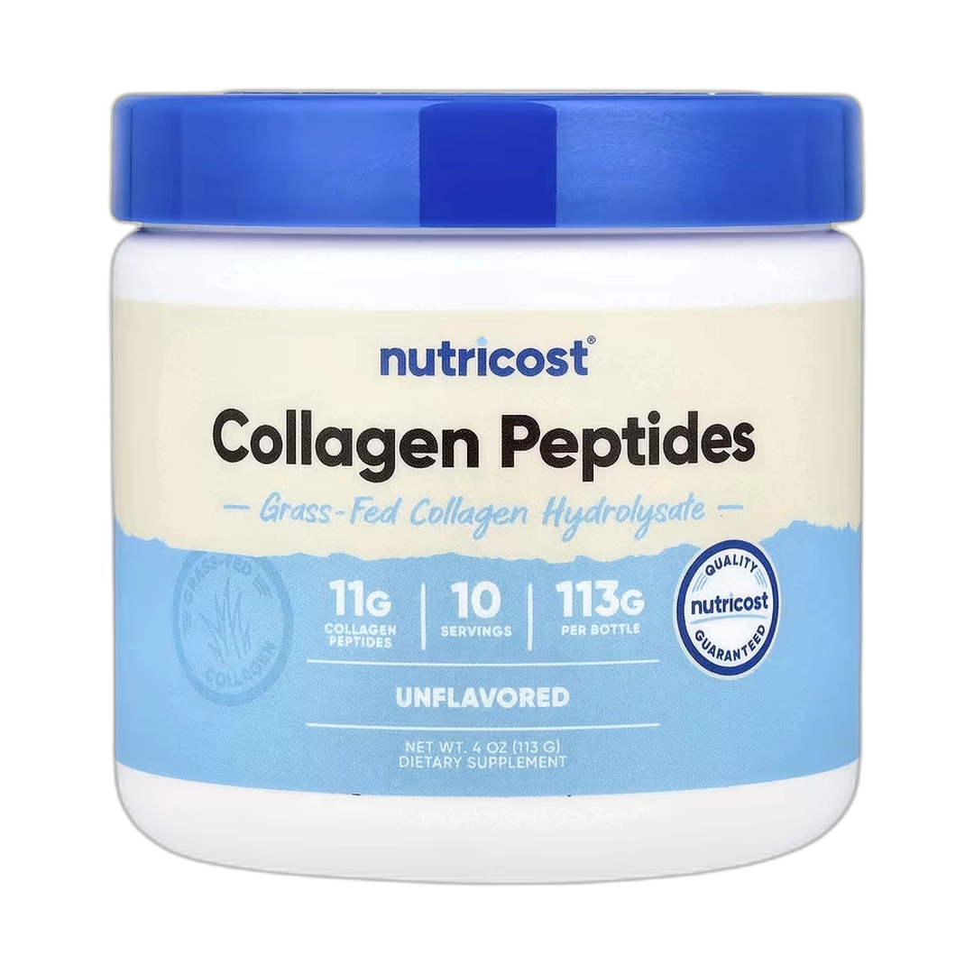 Nutricost, Grass-Fed Collagen Peptides, Unflavored, 4 oz, 113 g
