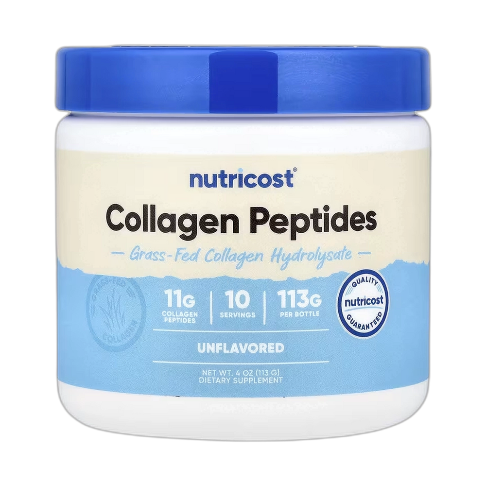 Nutricost, Grass-Fed Collagen Peptides, Unflavored, 4 oz, 113 g