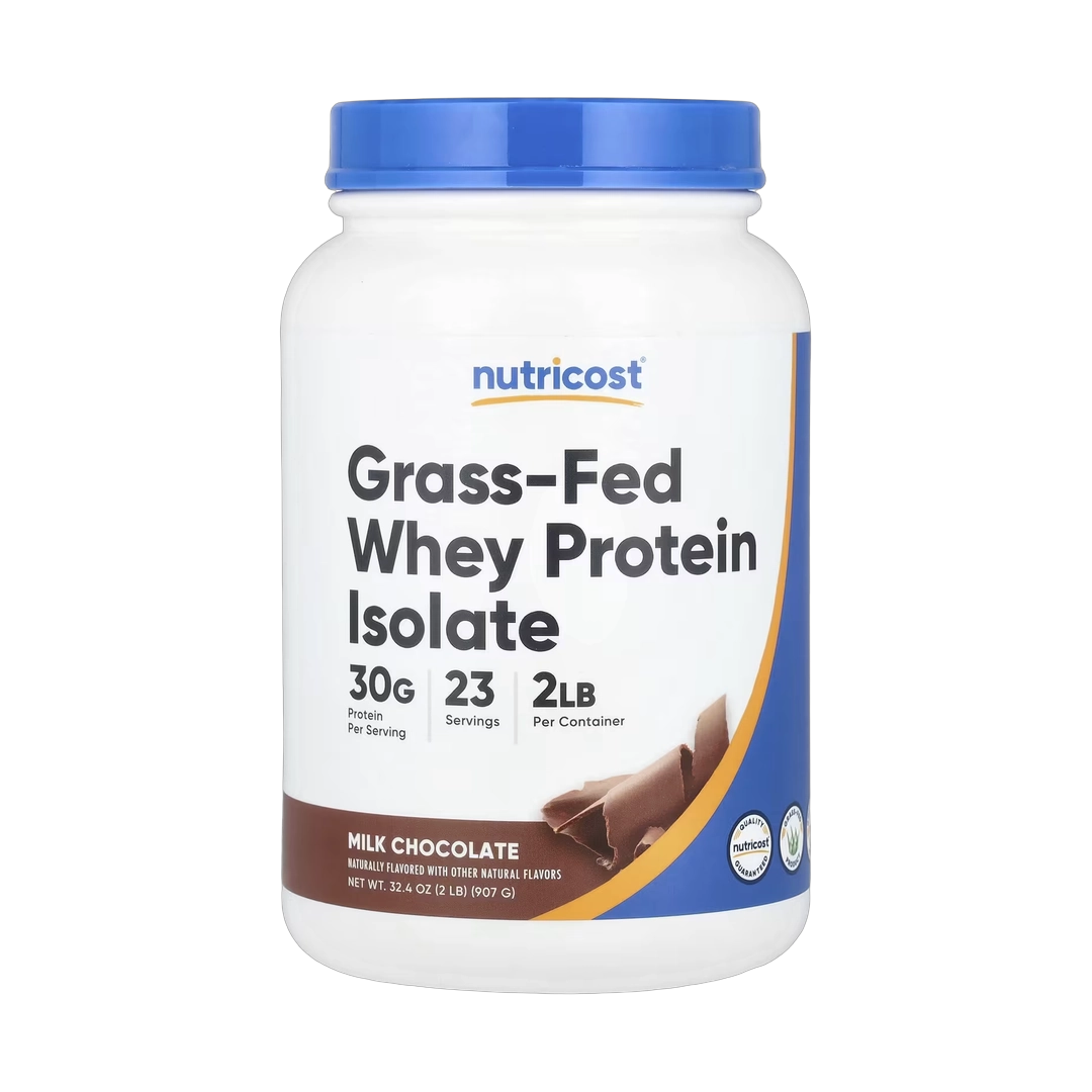 Nutricost, Grass-Fed Whey Protein Isolate, Milk Chocolate, 2 lb, 907 g