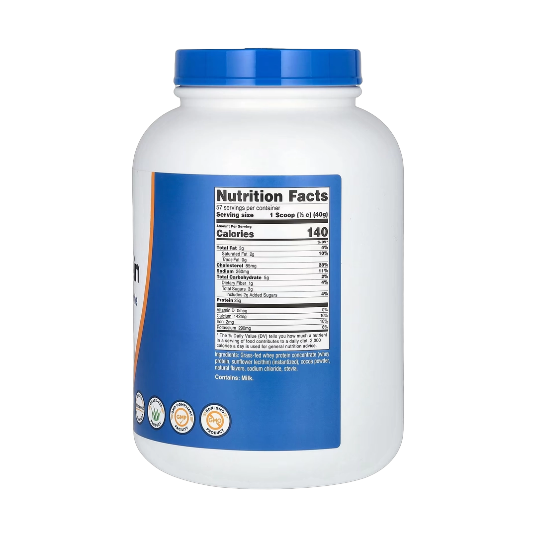 Nutricost, Grass-Fed Whey Protein, Milk Chocolate , 5 lb, 2,268 g
