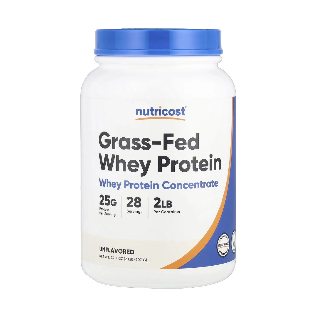 Nutricost, Grass-Fed Whey Protein, Unflavored , 2 lb, 907 g