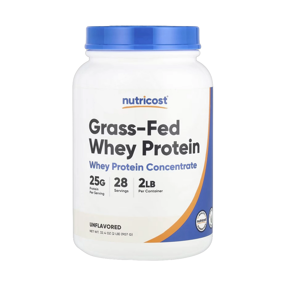 Nutricost, Grass-Fed Whey Protein, Unflavored , 2 lb, 907 g