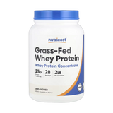 Nutricost, Grass-Fed Whey Protein, Unflavored , 2 lb, 907 g