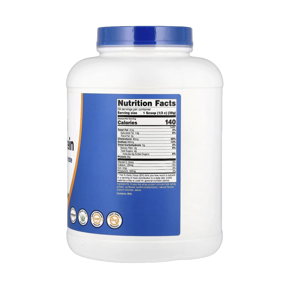 Nutricost, Grass-Fed Whey Protein, Vanilla, 5 lbs, 2,268 g