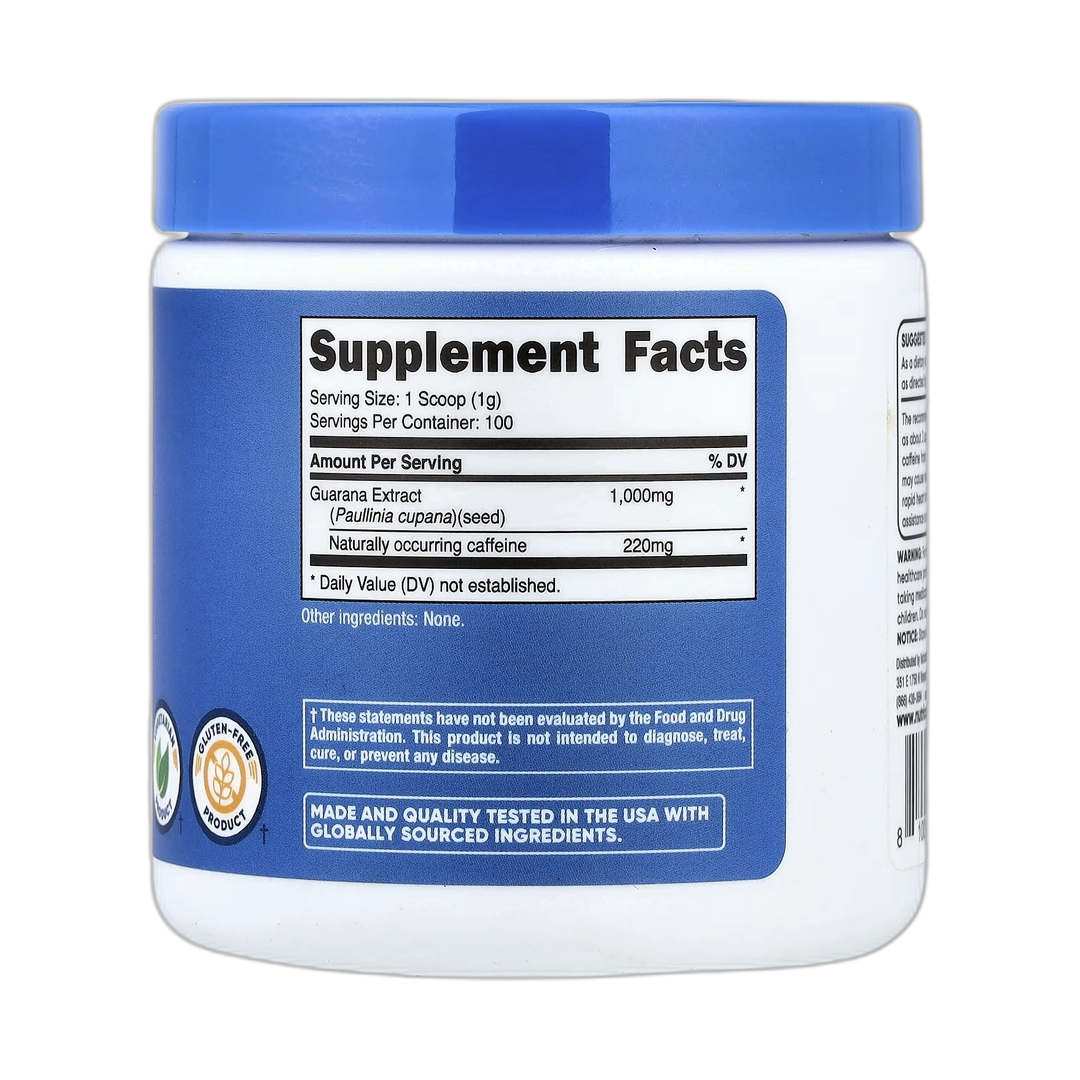Nutricost, Guarana Powder, 3.5 oz, 100 g