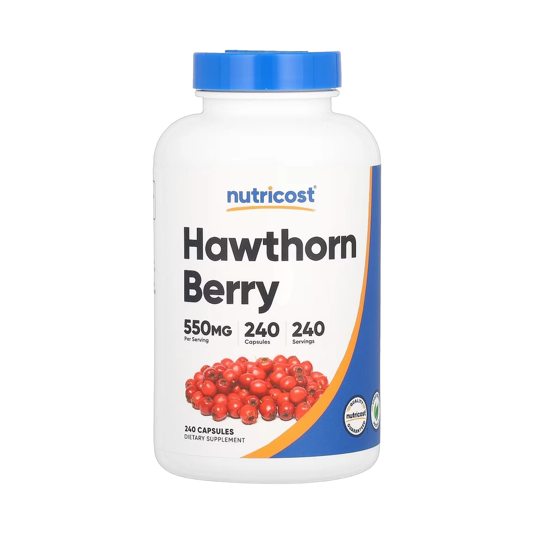 Nutricost, Hawthorn Berry, 550 mg, 240 Capsules