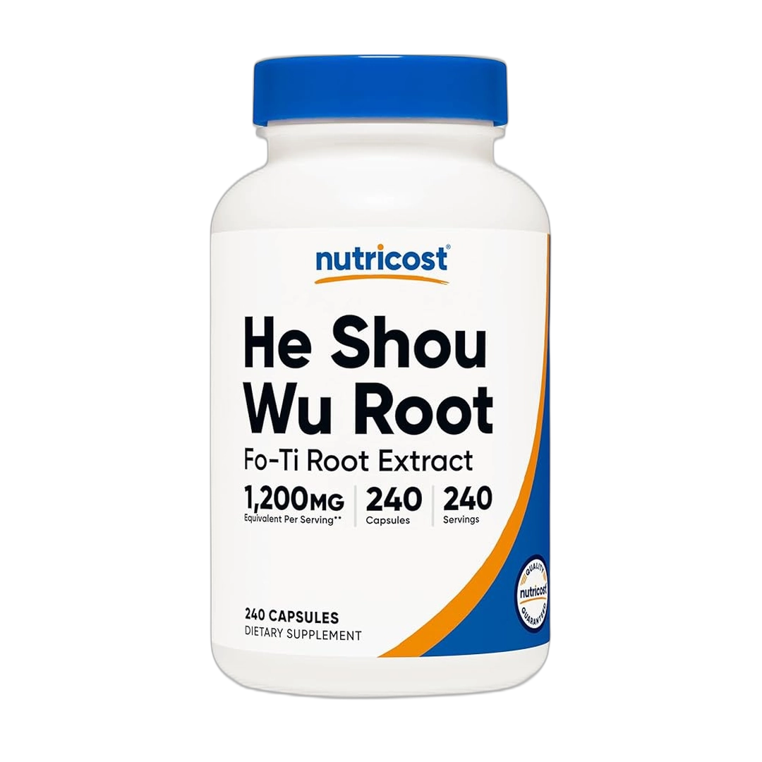 Nutricost He Shou Wu Root Supplement 1,200mg 240 Capsules
