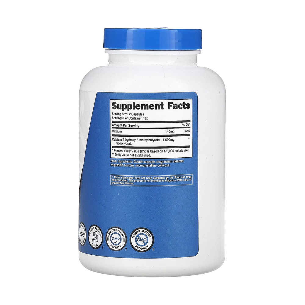 Nutricost, HMB, B-Hydroxy-B-methylbutyrate, 240 Capsules