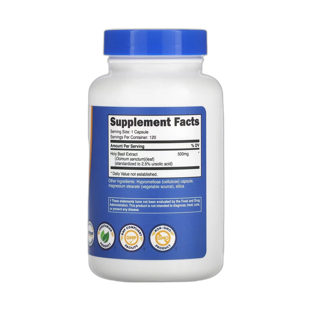 Nutricost, Holy Basil, 500 mg, 120 Capsules