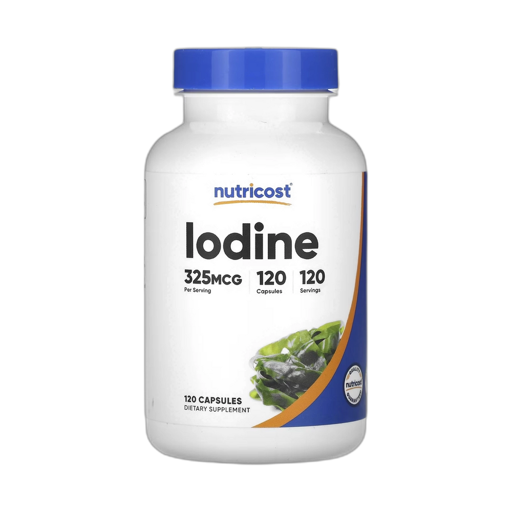 Nutricost, Iodine, 325 mcg, 120 Capsules