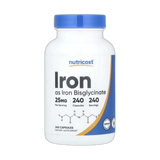 Nutricost, Iron, 25 mg , 240 Capsules