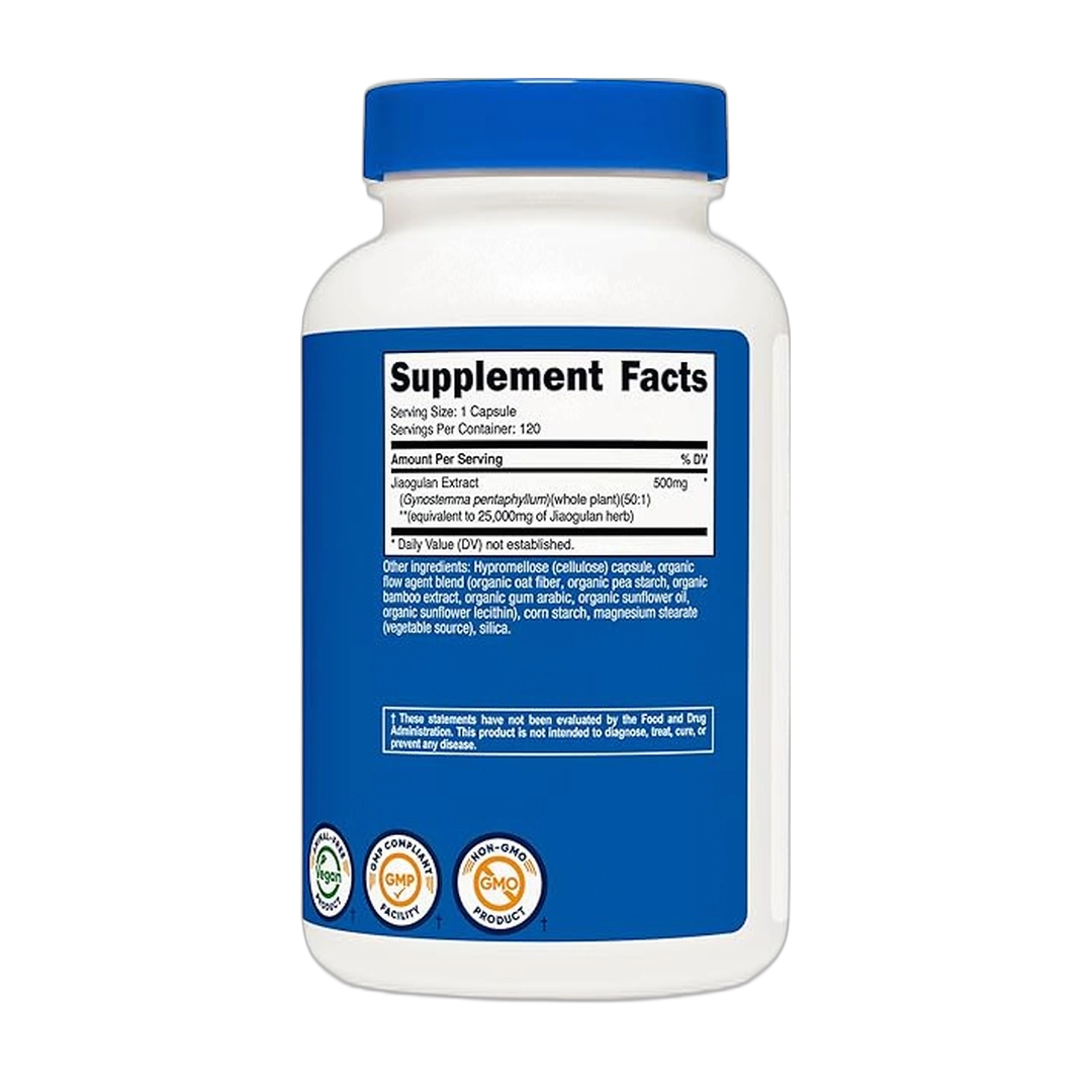 Nutricost, Jiaogulan Extract, 25,000mg, 120 Capsules