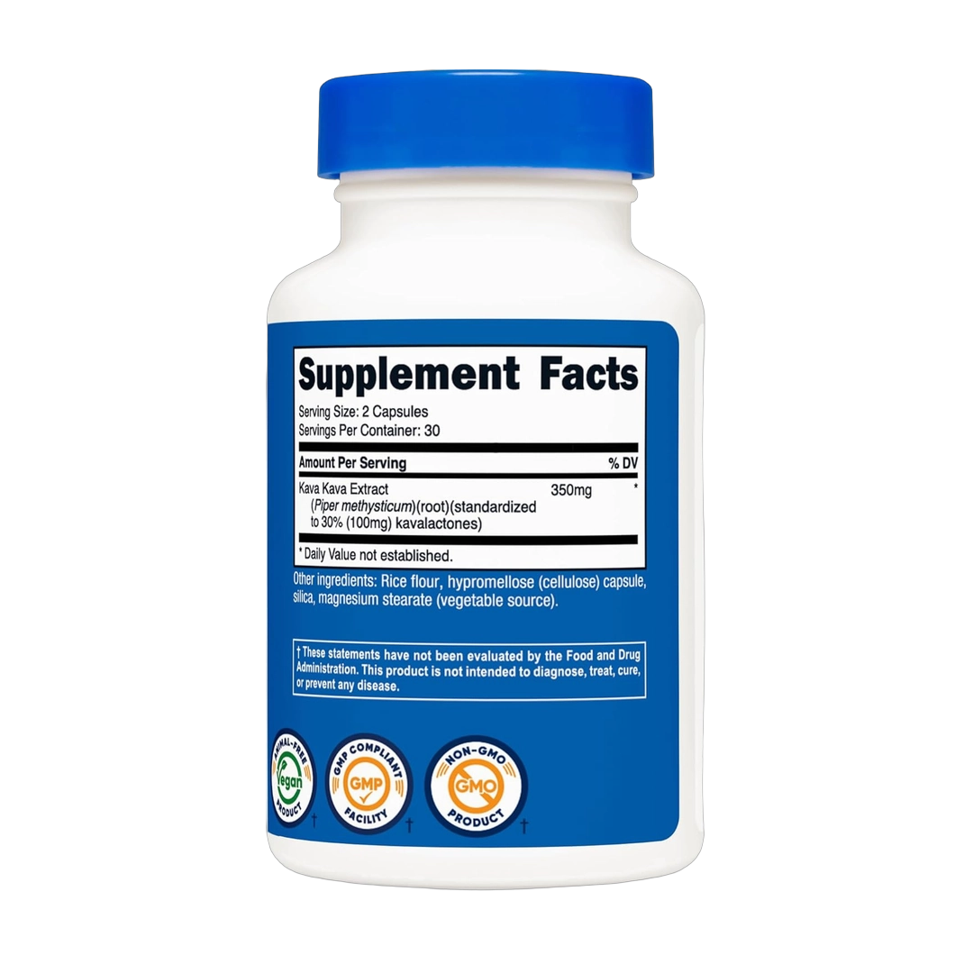 Nutricost, Kava Kava, 350 MG Per Serving, 60 Capsules